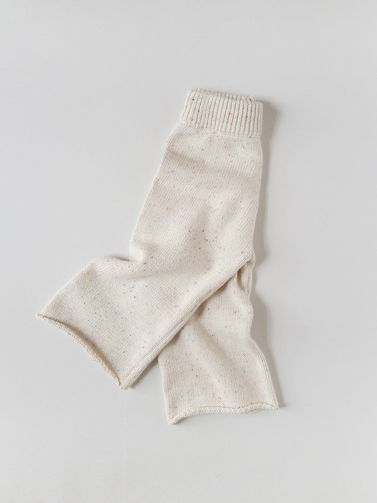 slouchy speckle pant| natural