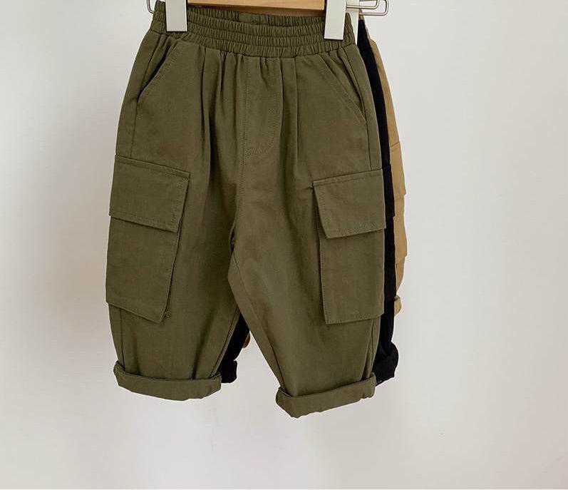 Cargo Pull On Pant | Military Green