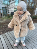 Faux Fur Teddy Coat | beige